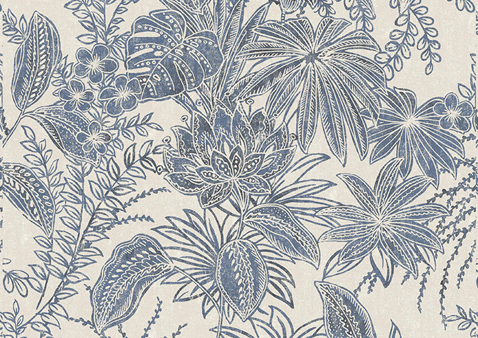 Maui, Indigo - Roman Blind - Image 7